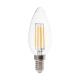Żarówka LED filament E14 filament C37 4W 400lm 3000K 3xKlik ściemnialna VT-2804 V-TAC