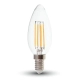 Żarówka LED E14 filament świeca 6W 600lm 4000K  VT-2127 V-TAC