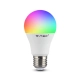 Żarówka LED E27 A60  8,5W 806lm RGB+4000K pilot VT-2229-N-1
