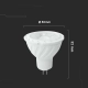 Żarówka LED GU5.3 MR16 12V 38st 6W 445lm 3000K  VT-257