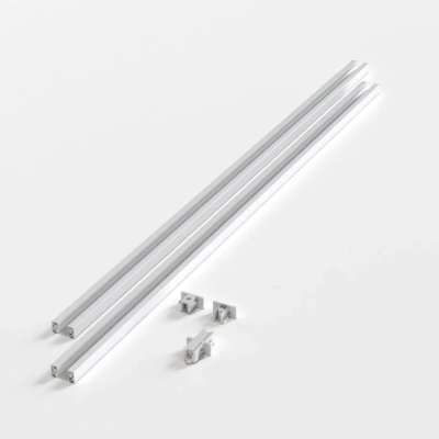 2x Track 1m Kit Track Lighting matowy biały