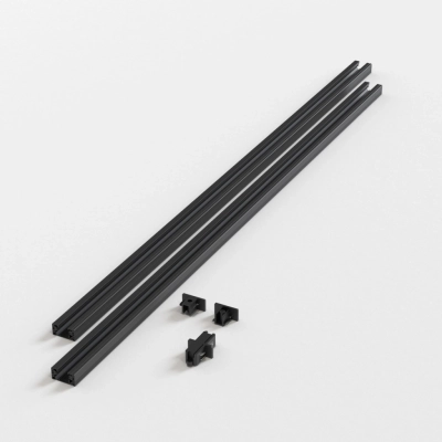 2x Track 1m Kit Track Lighting matowy czarny