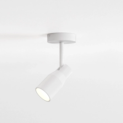 Apollo Single lampa sufitowa GU10 biały z teksturą Astro