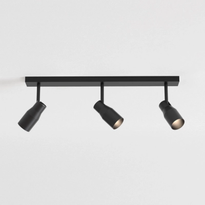 Apollo Triple Bar lampa sufitowa GU10 matowy czarny Astro