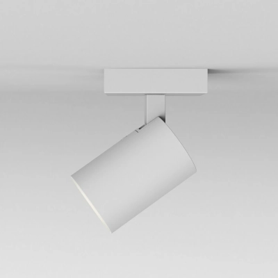Ascoli Single lampa sufitowa GU10 biały z teksturą Astro