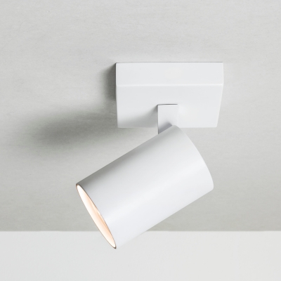 Ascoli Single lampa sufitowa GU10 biały z teksturą Astro