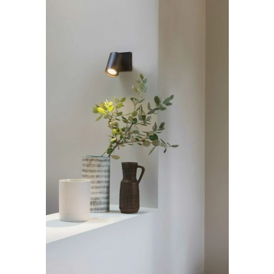 Ascoli Single lampa sufitowa GU10 matowy czarny
