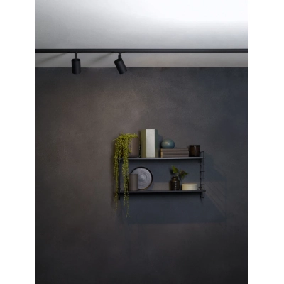 Ascoli Track lampa sufitowa GU10 czarny z teksturą
