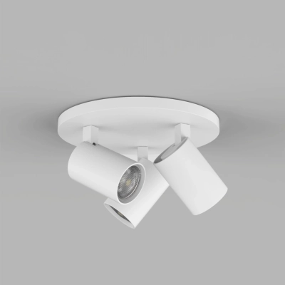 Ascoli Triple Round lampa sufitowa GU10 biały z teksturą Astro