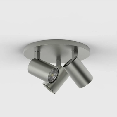 Ascoli Triple Round lampa sufitowa GU10 matowy nikiel