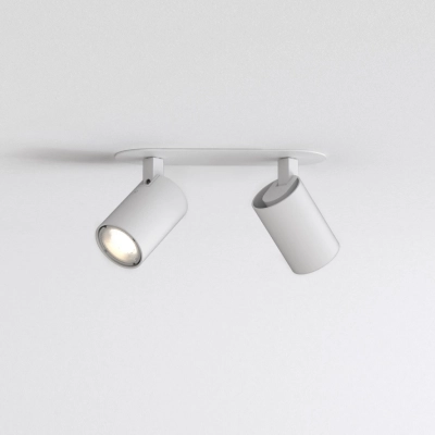 Ascoli Twin Recessed lampa sufitowa GU10 biały z teksturą Astro