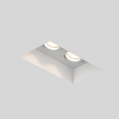 Blanco Twin Adjustable lampa sufitowa GU10 gips