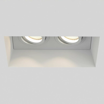 Blanco Twin Adjustable lampa sufitowa GU10 gips