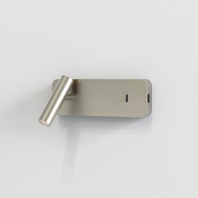 Enna Surface USB kinkiet 3,6W 134lm 2700K matowy nikiel