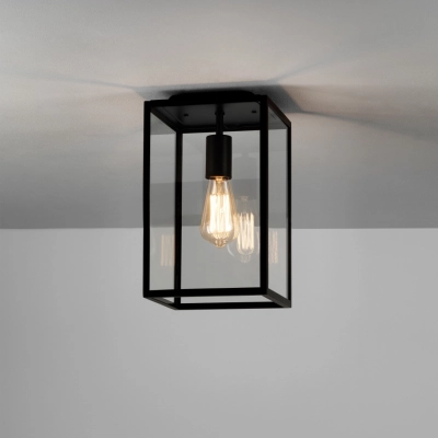 Homefield Ceiling lampa sufitowa E27 czarny z teksturą Astro