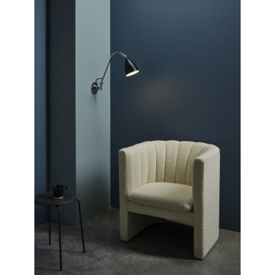 Joel Grande Wall kinkiet E27 matowy czarny