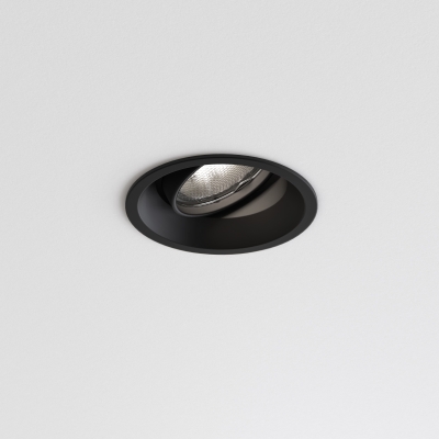 Minima Round Adjustable lampa sufitowa GU10 matowy czarny Astro