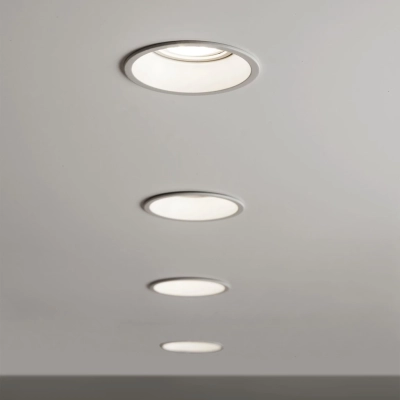 Minima Round Fixed lampa sufitowa GU10 matowy biały