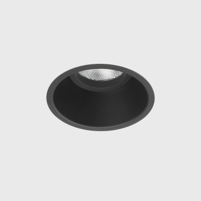 Minima Round Fixed lampa sufitowa GU10 matowy czarny Astro