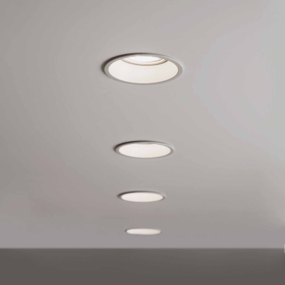 Minima Round LED lampa sufitowa 6,8W 434,2lm 2700K biały z teksturą Astro