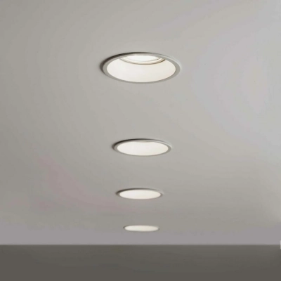 Minima Round LED lampa sufitowa 6,8W 434,2lm 2700K biały z teksturą Astro
