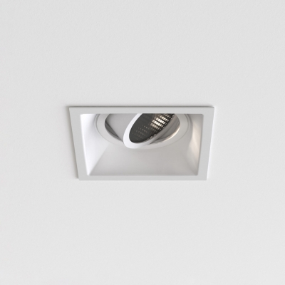 Minima Square Adjustable Fire-Rated lampa sufitowa GU10 matowy biały