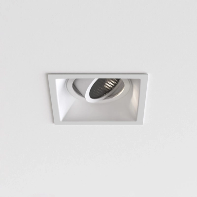 Minima Square Adjustable Fire-Rated lampa sufitowa GU10 matowy biały