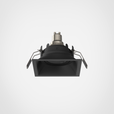 Minima Square Adjustable Fire-Rated lampa sufitowa GU10 matowy czarny Astro