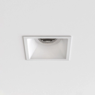 Minima Square Fixed Fire-Rated IP65 lampa sufitowa GU10 matowy biały