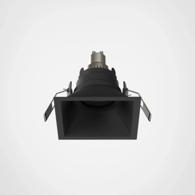 Minima Square Fixed Fire-Rated IP65 lampa sufitowa GU10 matowy czarny Astro