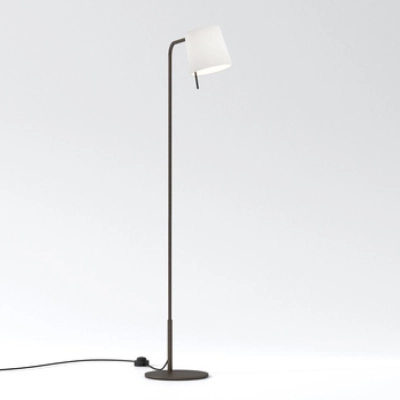 Mitsu Floor lampa podłogowa E27 brąz abażur Cone 173 biały Astro