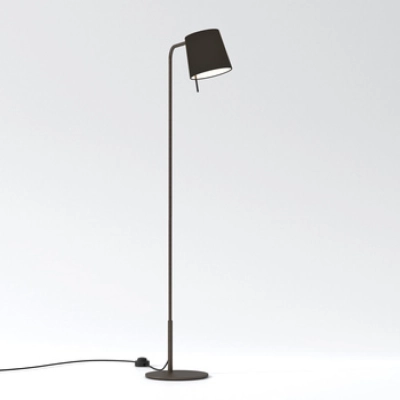 Mitsu Floor lampa podłogowa E27 brąz abażur Cone 173 czarny Astro
