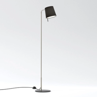 Mitsu Floor lampa podłogowa E27 matowy nikiel abażur Cone 173 czarny Astro