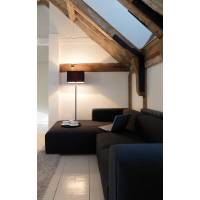 Park Lane Floor lampa podłogowa E27 brąz abażur Rectangle 400