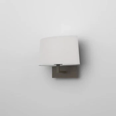 Park Lane Grande kinkiet E27 brąz abażur Tapered Oval biały Astro