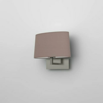 Park Lane Grande kinkiet E27 matowy nikiel abażur Tapered Oval ostrygowy Astro