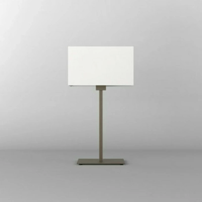 Park Lane Table lampka stołowa E27 brąz abażur Rectangle 285 biały Astro