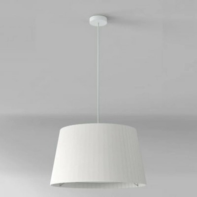 Pendant Suspension Kit 2 lampa wisząca E27 biały z teksturą abażur Tapered Round 400 Pleated biały Astro