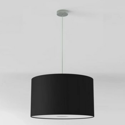 Pendant Suspension Kit 2 lampa wisząca E27 matowy nikiel abażur Drum 420 czarny Astro