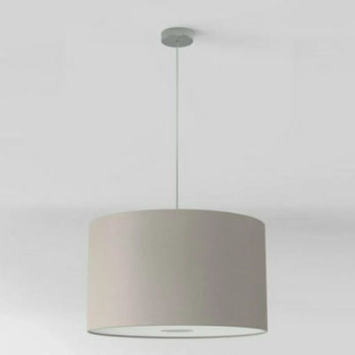 Pendant Suspension Kit 2 lampa wisząca E27 matowy nikiel abażur Drum 420 piaskowy Astro