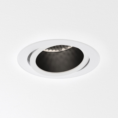 Pinhole Slimline Round Flush Adjustable Fire-Rated lampa sufitowa GU10 matowy biały Astro
