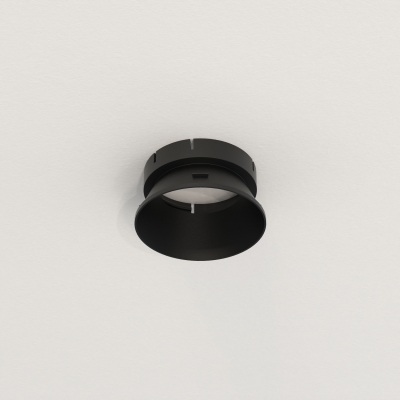 Proform Bezel Round ramka ozdobna czarny z teksturą Astro