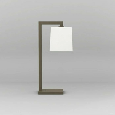 Ravello Table lampka stołowa E27 brąz abażur Tapered Square 195 biały Astro