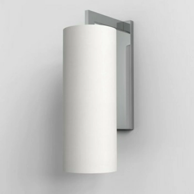 Ravello Wall kinkiet E27 polerowany chrom abażur Tube 135 biały Astro