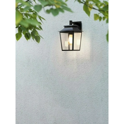 Richmond Wall Lantern 200 kinkiet E27 czarny z teksturą Astro