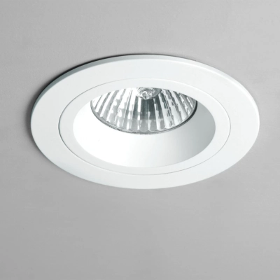 Taro Round Fire-Rated lampa sufitowa GU10 matowy biały Astro