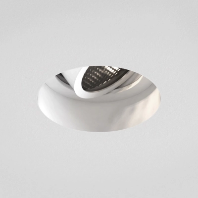 Trimless Round Adjustable Fire-Rated lampa sufitowa GU10 matowy biały