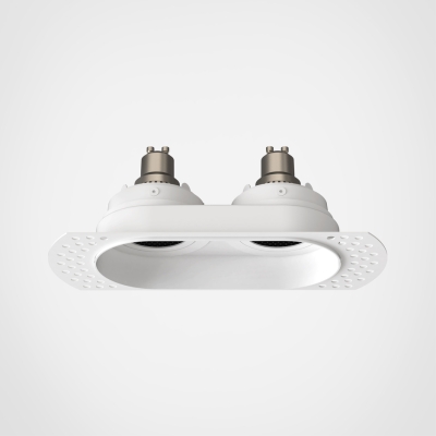 Trimless Round Twin Adjustable lampa sufitowa GU10 matowy biały Astro