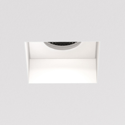 Trimless Square Fixed lampa sufitowa GU10 matowy biały