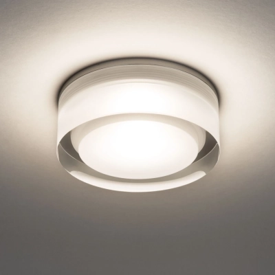 Vancouver Round 90 LED lampa sufitowa 6W 680,9lm 3000K transparentny akryl Astro